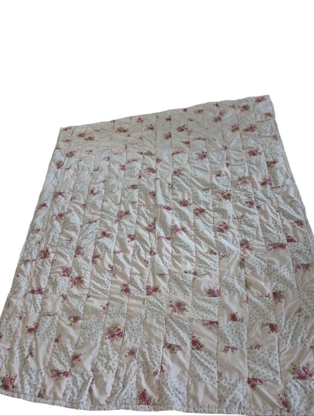 Handmade Quilt About 80" X 60"